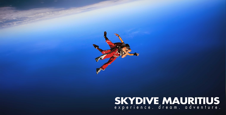 skydive photo mauritius